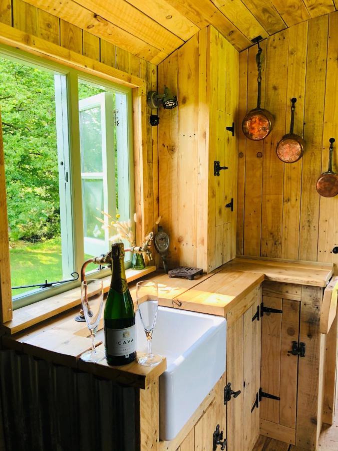 The Big Green Shepherds Hut Charlwood Eksteriør billede